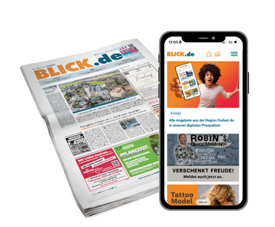 BLICK.de als gedruckte Zeitung und auf dem Smartphone