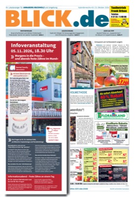 Titelseite der Ausgabe „Annaberger Blick“