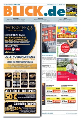 Titelseite der Ausgabe „Plauener Blick“