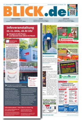 Titelseite der Ausgabe „Stollberger Blick“